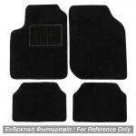 ΠΑΤΑΚΙΑ ΜΟΚΕΤΑ ΓΙΑ BMW ΣΕΙΡΑ 5 E34 4D 1988-1996  ΜΑΥΡΑ - 4ΤΕΜ.
