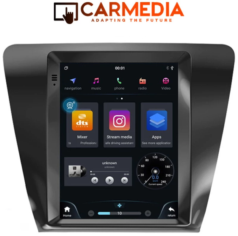 CARMEDIA CMV2097-13 TESLA 9.7'' OEM SKODA OCTAVIA 7 2013-2020