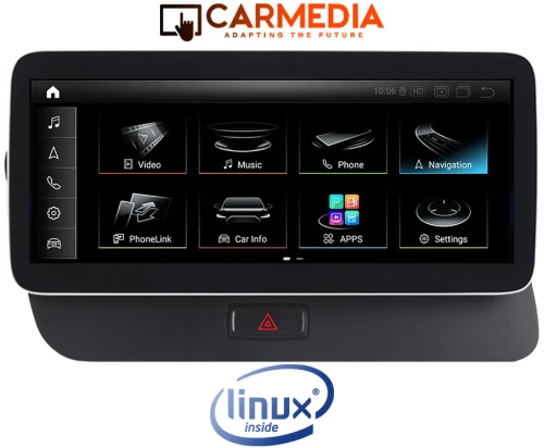 CARMEDIA CMLA1025L PRO 10,25'' OEM AUDI Q5-A5 2008-2016 WITHOUT GPS