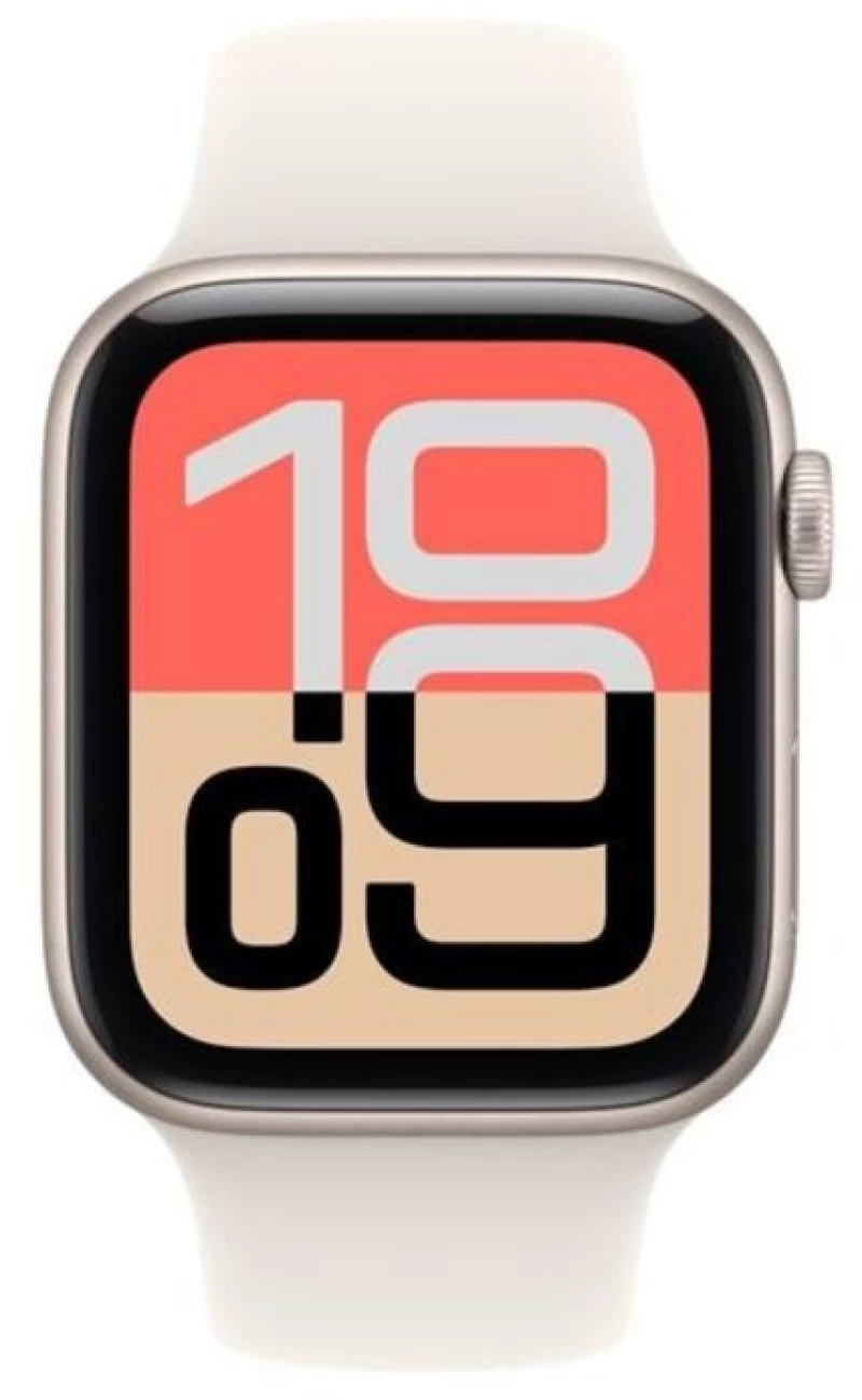Apple Watch SE 3 GPS Starlight Aluminium 44mm - Starlight Sport Band (S/M)
