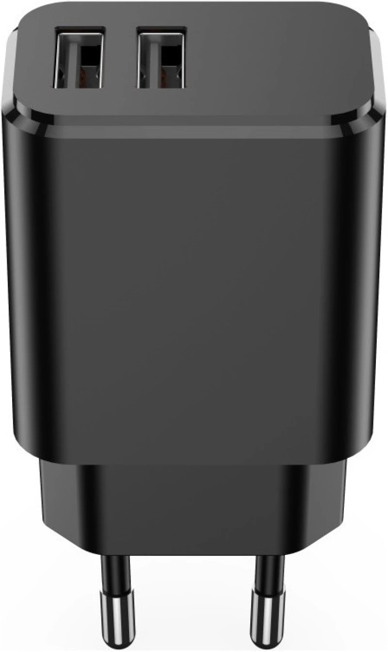 Setty Φορτιστής Χωρίς Καλώδιο με 2 Θύρες USB-A Μαύρος GSM106088