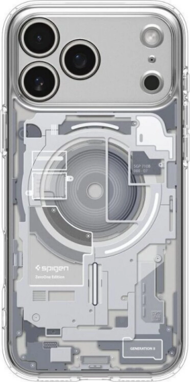 Spigen Ultra Hybrid Zero One MagFit Back Cover Πλαστικό / Σιλικόνης για iPhone 17 Pro Max - Λευκό