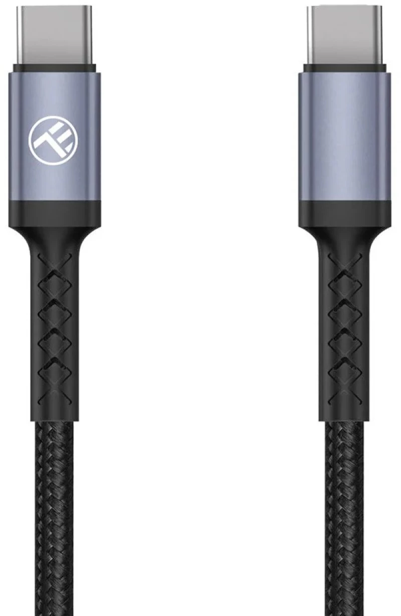 Tellur Καλάθι USB‑C σε USB‑C Καλώδιο, 60 W PD, 3 Α, 1 m – Μαύρο