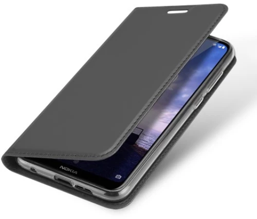 Θήκη Dux Premium Book Style για Nokia 6.1 Plus - Γκρι