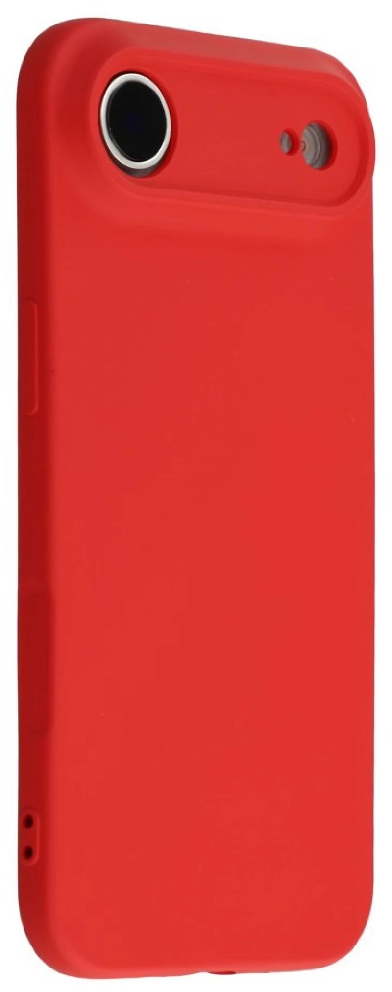 Θήκη TPU Σιλικόνης με Υφασμάτινη Επένδυση για iPhone Air - Κόκκινη