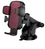LAMTECH MULTI-ANGLE CLAMPING CAR HOLDER FOR SMARTPHONES UP TO 7' BLACK/RED
