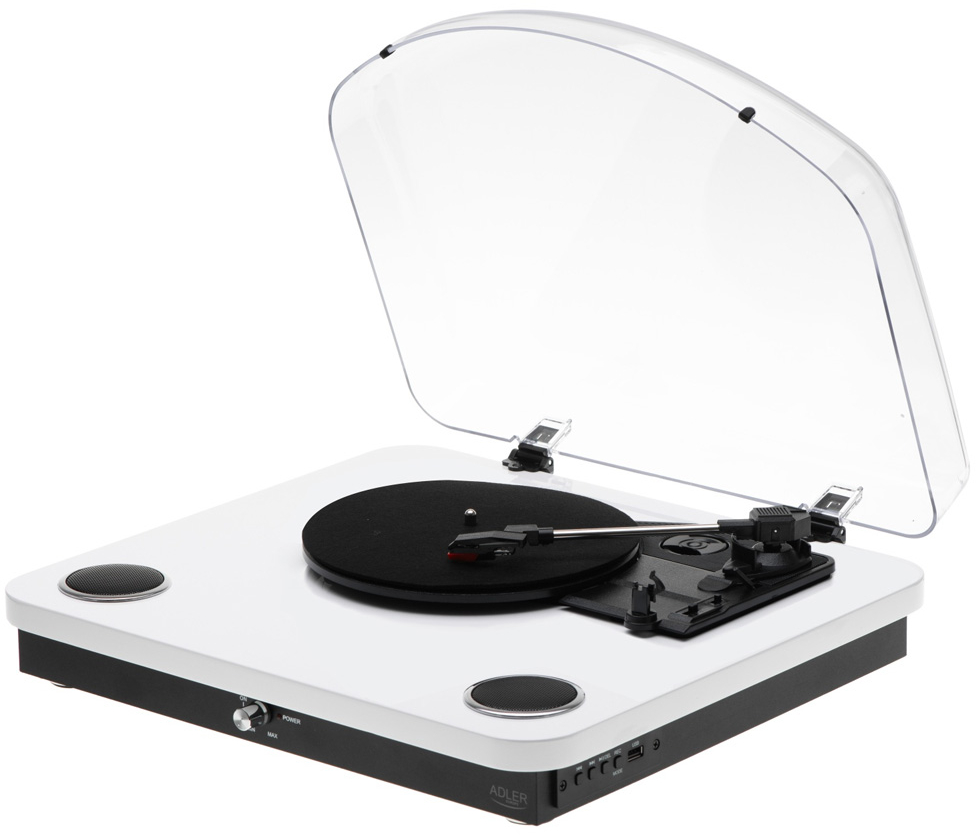 ADLER BT5.4 TURNTABLE WHITE