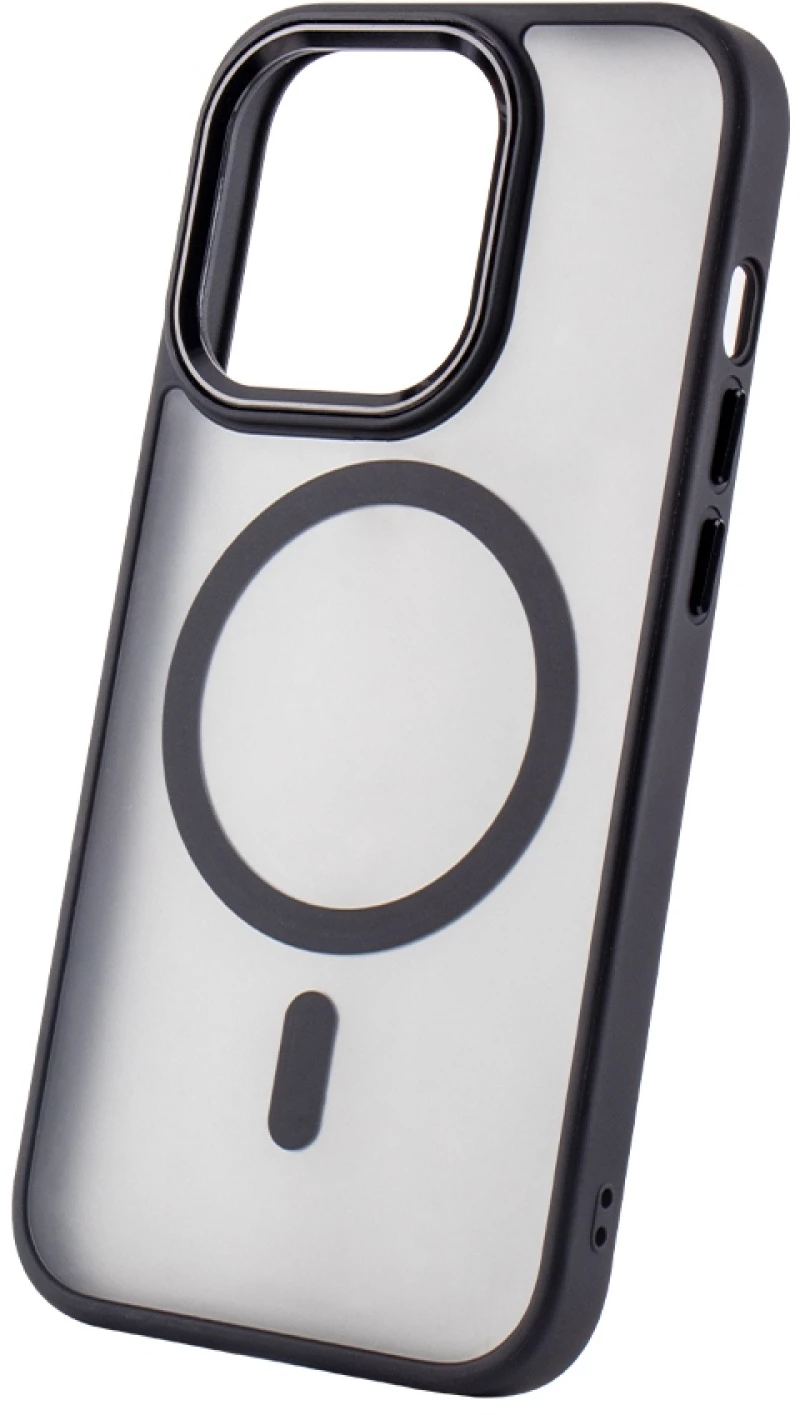 Θήκη Frozen Mag με Magsafe για Samsung Galaxy S25 - Μαύρο Πλαίσιο