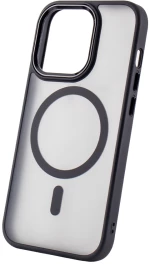 Θήκη Frozen Mag με Magsafe για Samsung Galaxy S25 - Μαύρο Πλαίσιο