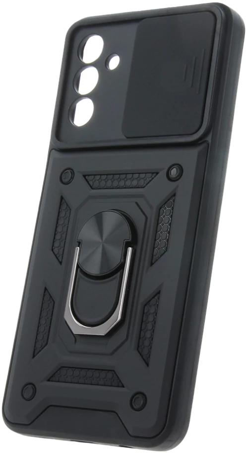 Σκληρή Θήκη Armor με Βάση Στήριξης Δαχτυλίδι για Samsung Galaxy A23 - Μαύρο