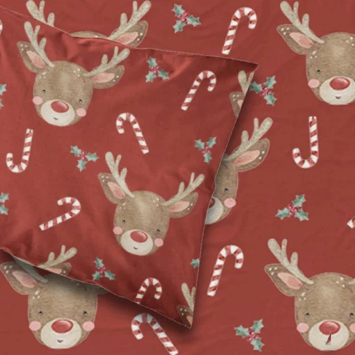 Σετ Σεντόνια Μονά 2 τμχ (160x240) Rudolf Κόκκινο Borea