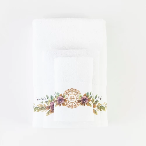Πετσέτα Προσώπου (50x90) Florence Λευκό Borea