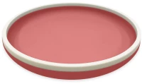 Πιάτο Σιλικόνης 18 cm - Ροζ - Smikkels Baby Oliver