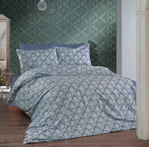 Σετ Σεντόνια Υπέρδιπλα (220x240) Οφηλία 279 Blue DimCol