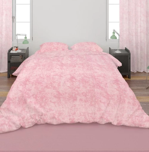 Σετ Σεντόνια King Size (240x270) Premium Shadow 617 Pink βαμβακερά DimCol