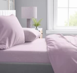 Σετ Σεντόνια Μονά 3τμχ (160x240) Solid 506 Light Purple βαμβακερά Dimcol