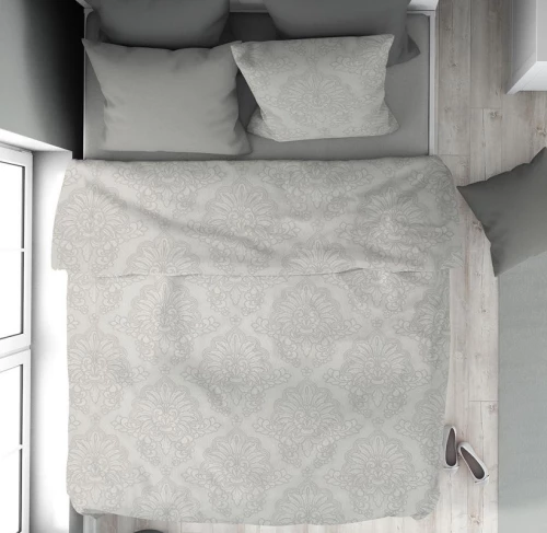 Σετ Σεντόνια Μονά 3τμχ (160x240) Άρτεμις 701 Grey βαμβακερά DimCol