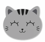 Mouse Pad iTotal 3D 21X25cm Grey Cat  XL2552M