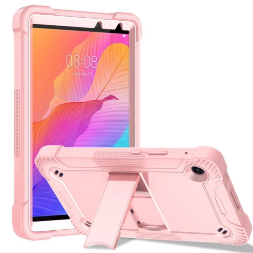Για Huawei MatePad T8 σιλικόνη + PC Αδιάβροχη προστατευτική θήκη με θήκη (Ροζ Χρυσό)