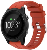 Για Garmin Forerunner 935 λουρί ρολογιού σιλικόνης μονόχρωμο 22mm (Κόκκινο)