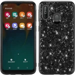 Θήκη TPU με λάμψη, αντικραδασμική για Galaxy A40 (Μαύρο)