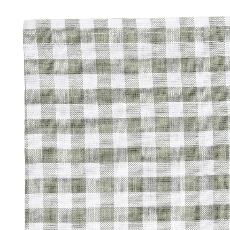 Estia Πετσέτα Κουζίνας Casa 45x65cm Σετ 2Τμχ Γκρι 01-36010