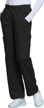Unisex Ελαστικό Cargo Παντελόνι Ιατρικής Μαύρο - Cherokee Mr Cargo WWE4005 Pants Black