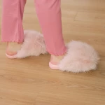 Γυναικεία Παντόφλα Γούνινη Fluffy Κ:xl-8019 pink