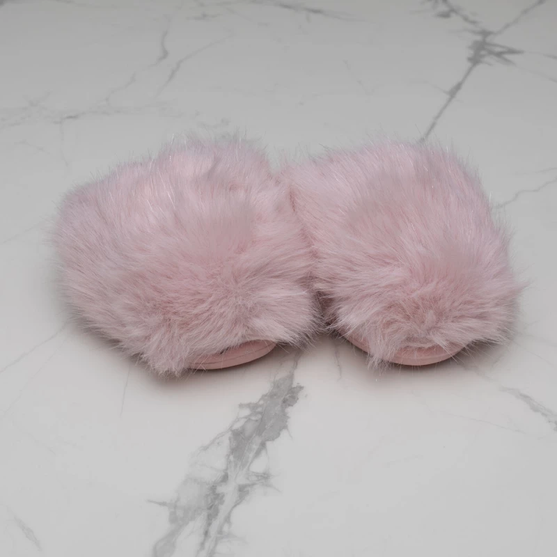 Γυναικεία Παντόφλα Γούνινη Fluffy Κ:xl-8019 pink