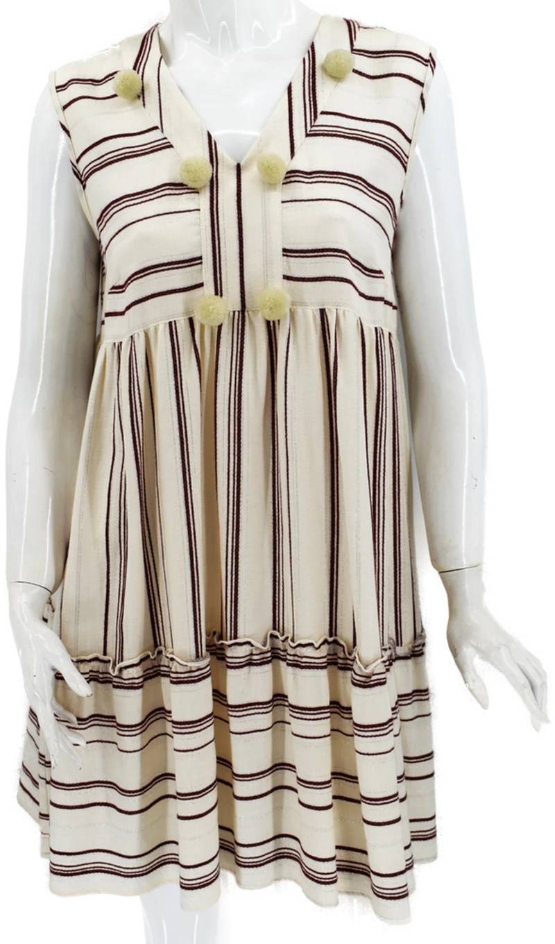 Μίνι φόρεμα καφτάνι άσπρο Kivos Fashion k.019 -6032 white - white