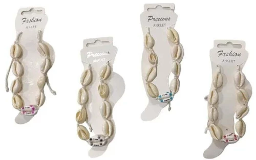 Βραχιόλι ποδιού με κοχύλια 12tem – Shell anklet Z796003