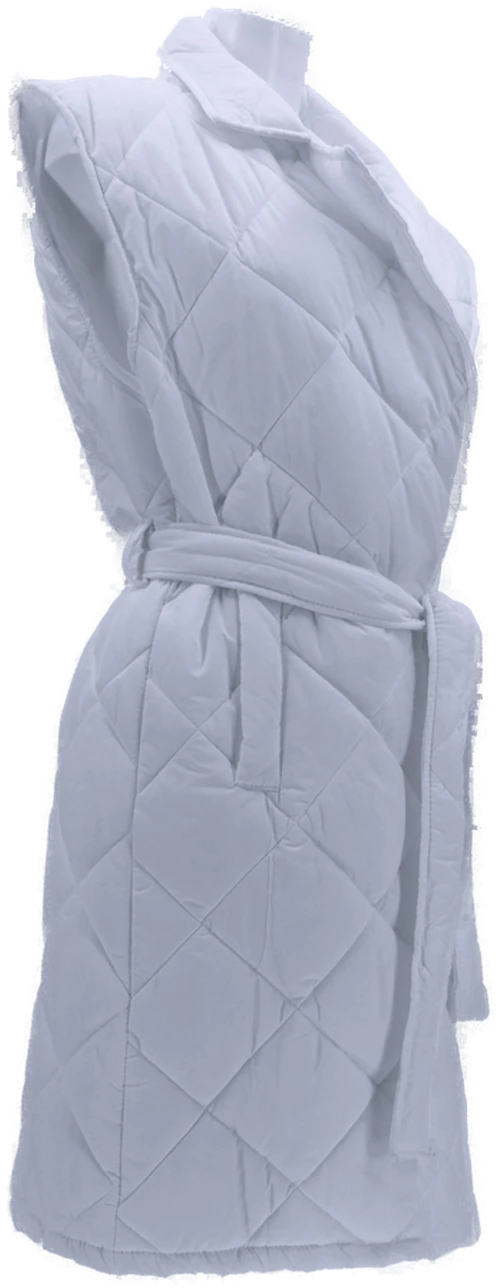 Αμάνικο Puffer Μπουφάν Λευκό Κ.20061