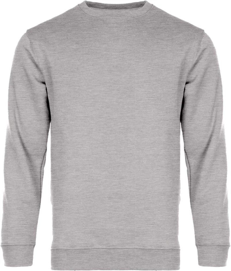 Unisex Φούτερ Εργασίας Γκρι Μελανζέ - Remo Sweater Grey Melange
