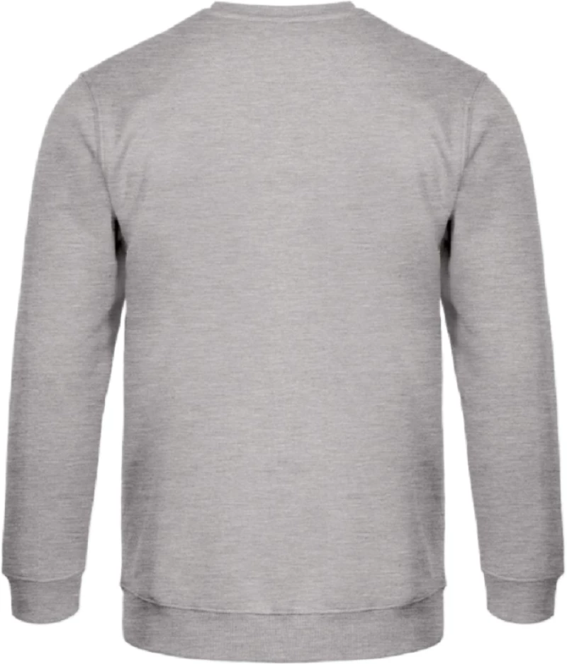 Unisex Φούτερ Εργασίας Γκρι Μελανζέ - Remo Sweater Grey Melange