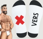 Ανδρικές Κάλτσες VERS Socks - Λευκές