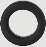 Δαχτυλίδι Πέους Σιλικόνης Forto F-19 2 Tone Silicone Cock Ring - Λευκό/Μαύρο