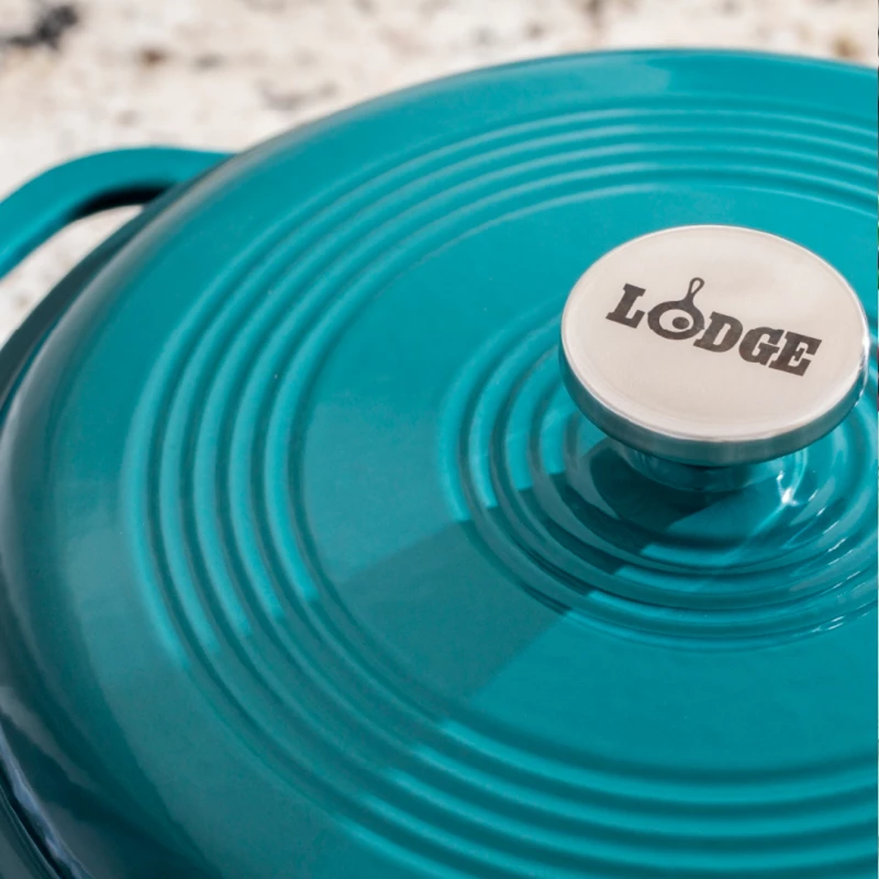 6 Quart Lagoon Enameled Cast Iron Dutch Oven *˄