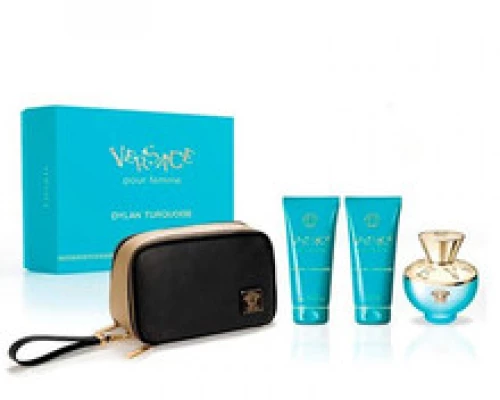 Dylan Turquoise pour Femme Gift set EDT 100 ml, body lotion 100 ml, shower gel 100 ml and cosmetic bag-100ml