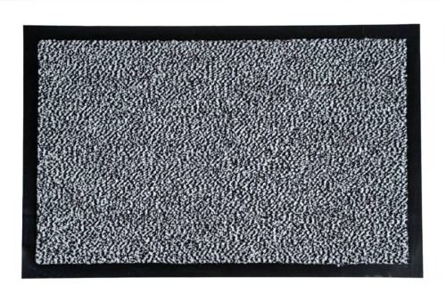 Sdim Πατάκι Εισόδου Μοκέτα με Αντιολισθητικό Υπόστρωμα Paris 003 Black&White 90x150εκ.