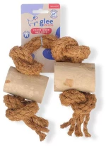 Glee Παιχνίδι Σκύλου Coffee Wood Tyre with Coco Rope Twin Chew Large 45cm