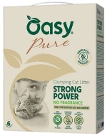 Oasy Συγκολλητική Άμμος Γάτας Strong Power Χωρίς Άρωμα 10lt