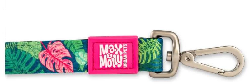 Max And Molly Λουρί Σκύλου Short Leash - Tropical XSmall 1.0cm x 120cm
