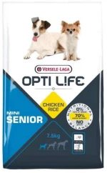 Opti Life Ξηρά Τροφή Σκύλου Senior Mini Chicken & Rice 7.5kg