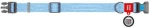 Waudog Κολάρο Σκύλου με Smart ID Reflective Blue Fastex L 25mm x 33-49cm