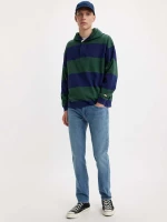 Levi's 502™ taper ανδρικό τζιν παντελόνι denim 295071418-blue