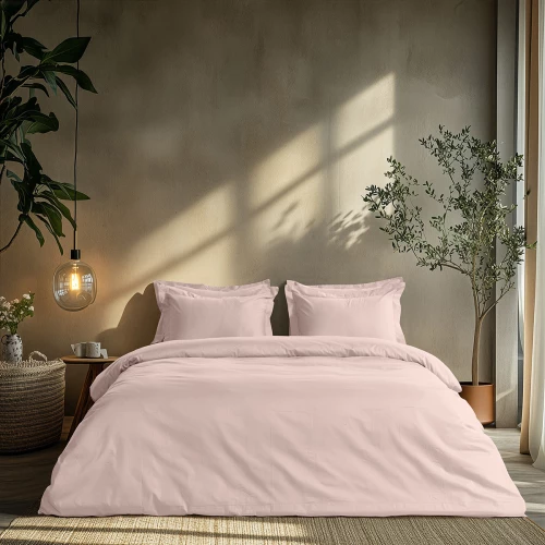 Beauty Home Σετ σεντόνια μονά με λάστιχο Art 1700 Harmony 110x200+30 Ροζ