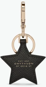Star Keyring Black