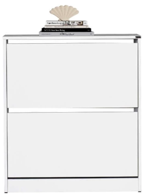 Παπουτσοθήκη Flat Λευκό 73x84x26cm (ΠxΥxΒ)