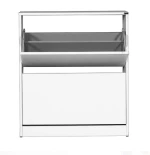 Παπουτσοθήκη Flat Λευκό 73x84x26cm (ΠxΥxΒ)
