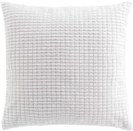 Μαξιλάρι embossed velvet λευκό 45x45cm